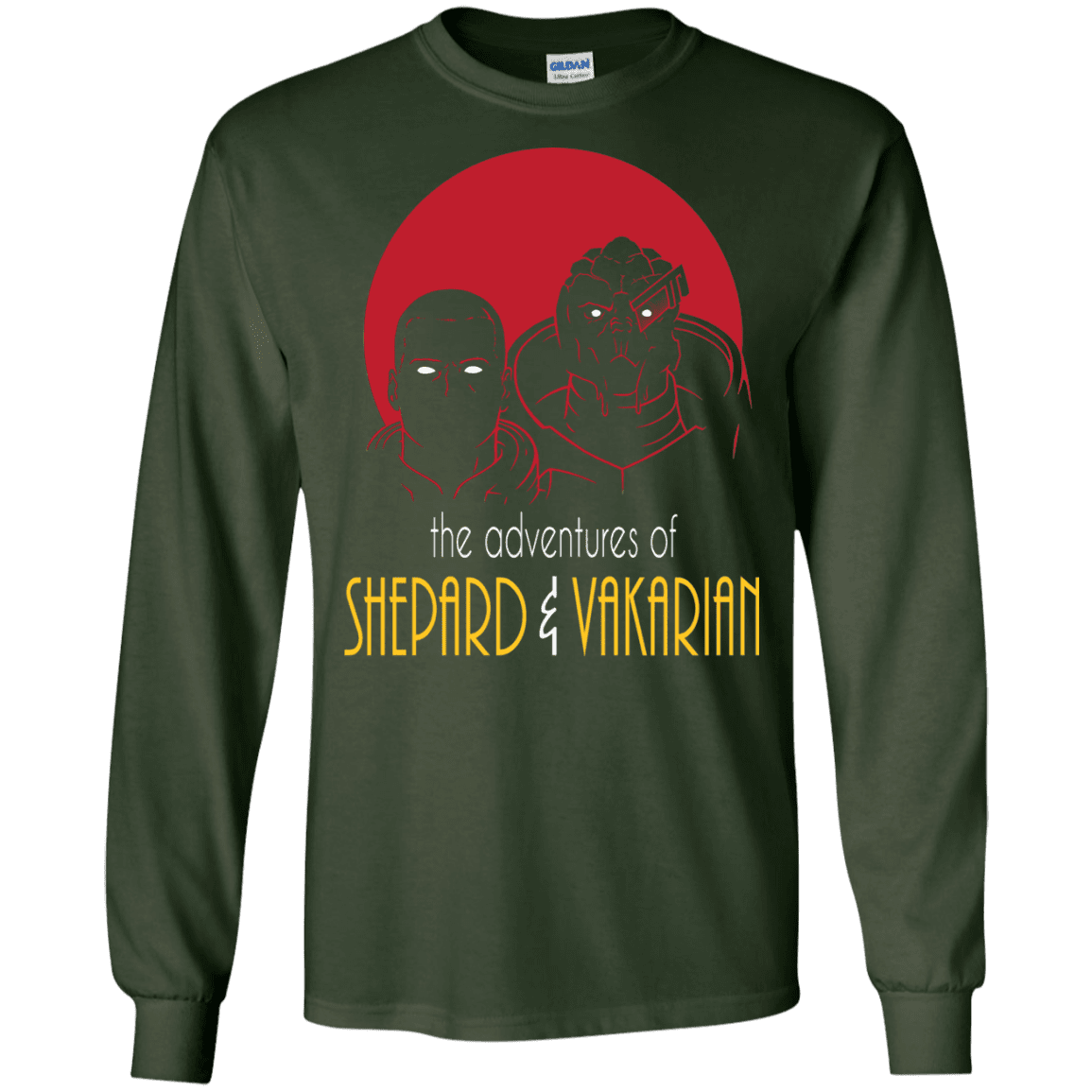 T-Shirts Forest Green / S Adventures of Broshep & Vakarian Men's Long Sleeve T-Shirt