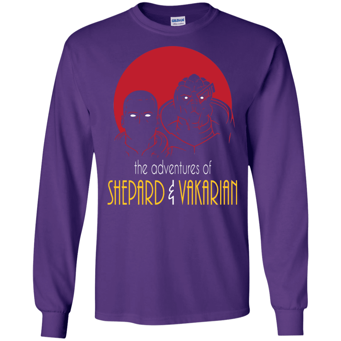 T-Shirts Purple / S Adventures of Broshep & Vakarian Men's Long Sleeve T-Shirt