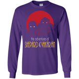 T-Shirts Purple / S Adventures of Broshep & Vakarian Men's Long Sleeve T-Shirt