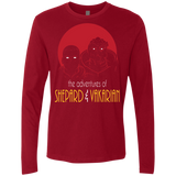 T-Shirts Cardinal / S Adventures of Broshep & Vakarian Men's Premium Long Sleeve