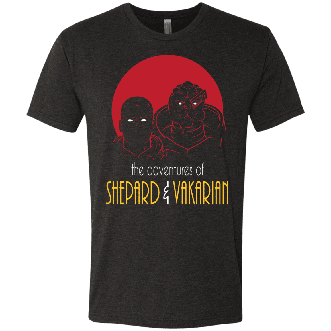 T-Shirts Vintage Black / S Adventures of Broshep & Vakarian Men's Triblend T-Shirt