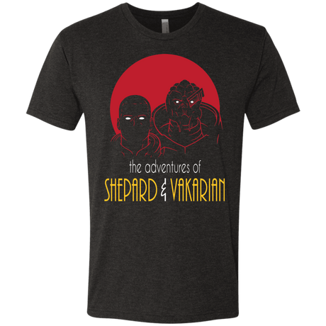 T-Shirts Vintage Black / S Adventures of Broshep & Vakarian Men's Triblend T-Shirt