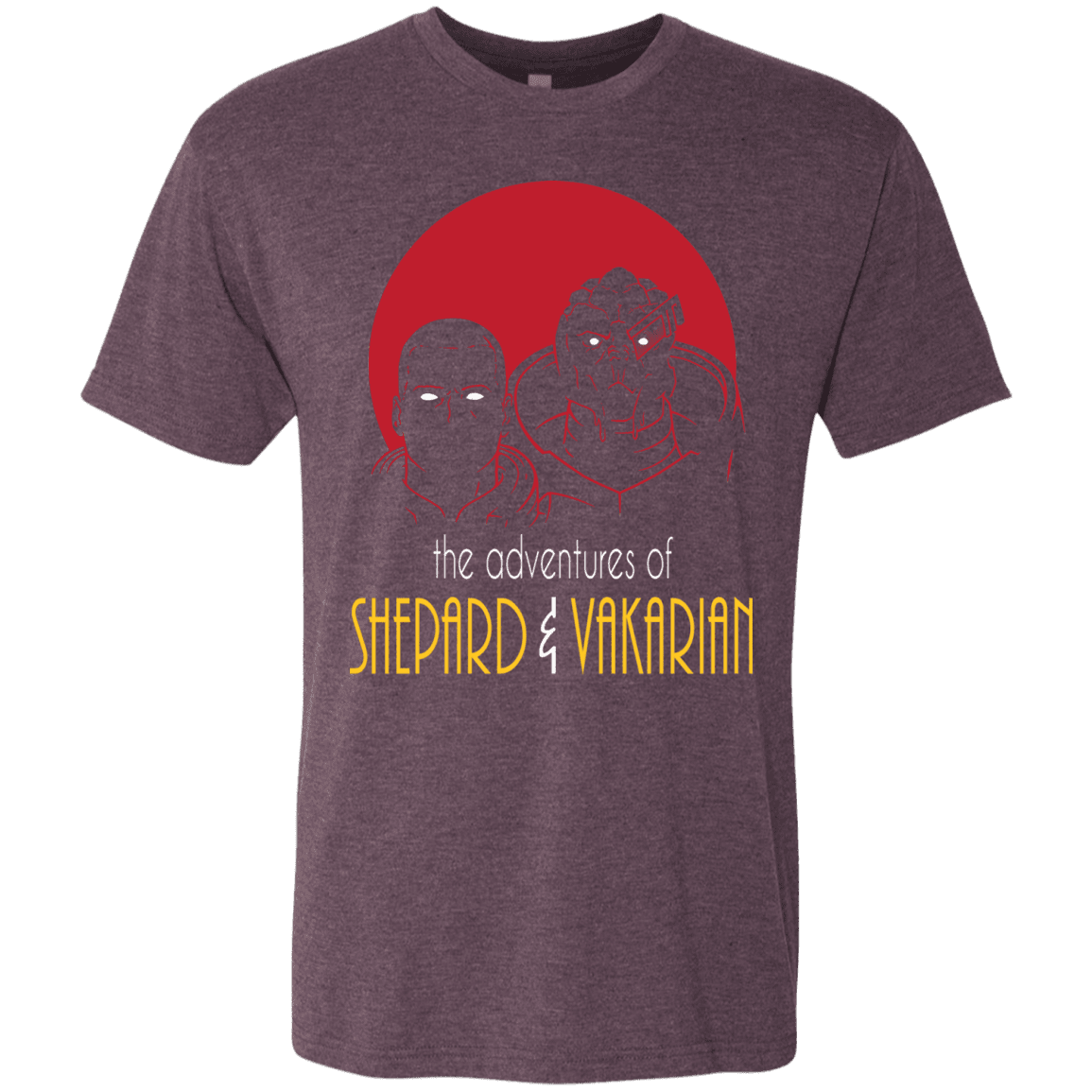 T-Shirts Vintage Purple / S Adventures of Broshep & Vakarian Men's Triblend T-Shirt