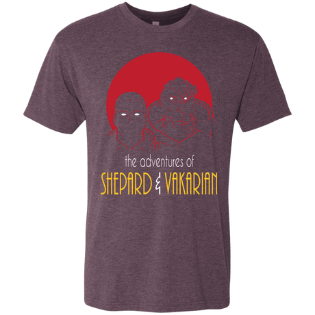 T-Shirts Vintage Purple / S Adventures of Broshep & Vakarian Men's Triblend T-Shirt