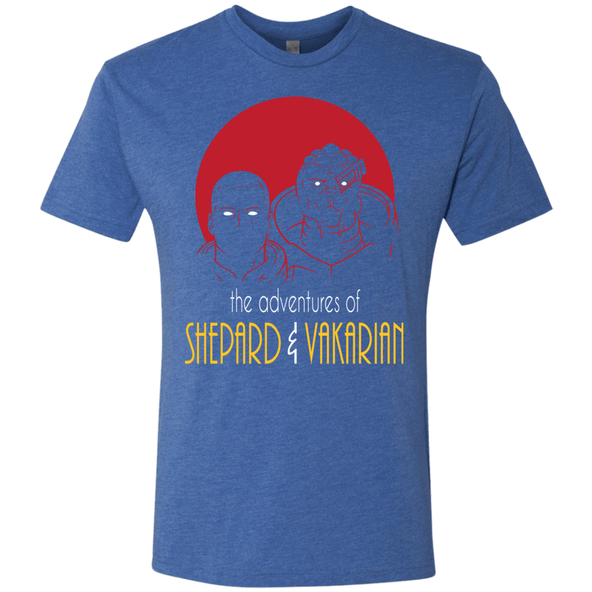 T-Shirts Vintage Royal / S Adventures of Broshep & Vakarian Men's Triblend T-Shirt