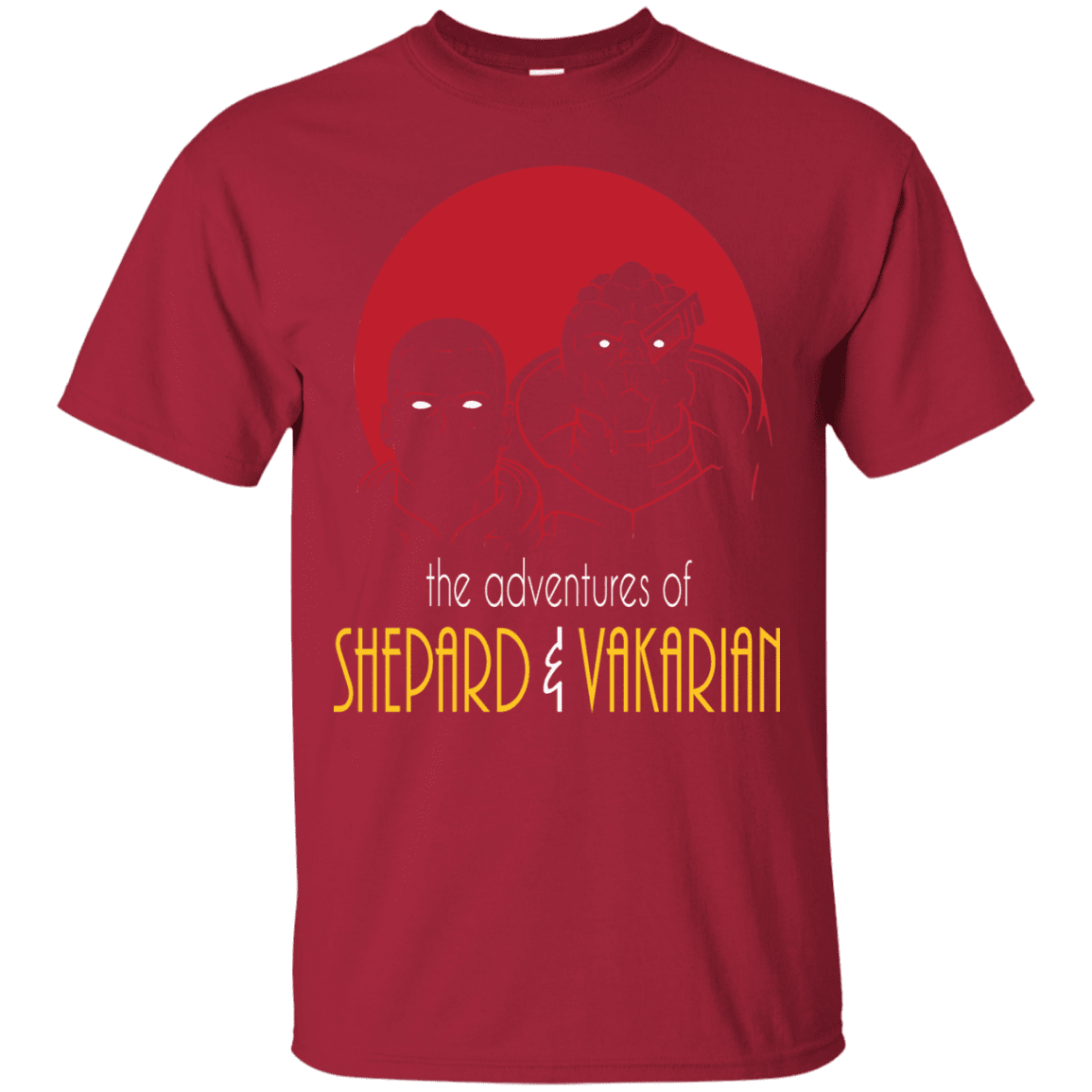 T-Shirts Cardinal / S Adventures of Broshep & Vakarian T-Shirt