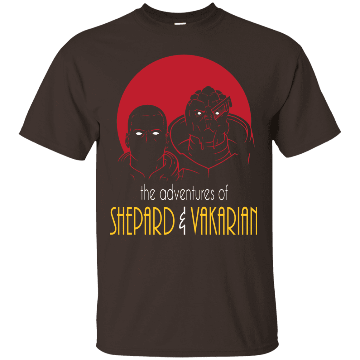 T-Shirts Dark Chocolate / S Adventures of Broshep & Vakarian T-Shirt
