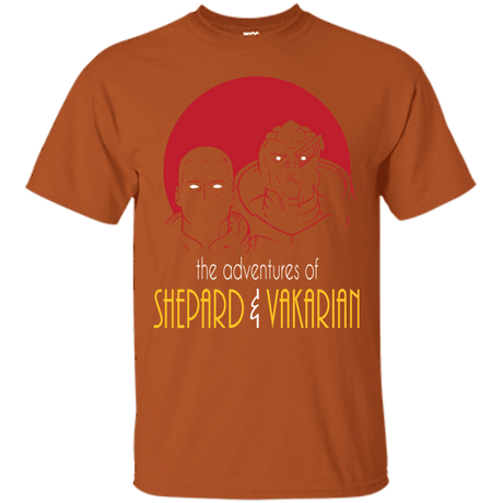 T-Shirts Texas Orange / S Adventures of Broshep & Vakarian T-Shirt