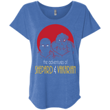T-Shirts Vintage Royal / X-Small Adventures of Broshep & Vakarian Triblend Dolman Sleeve