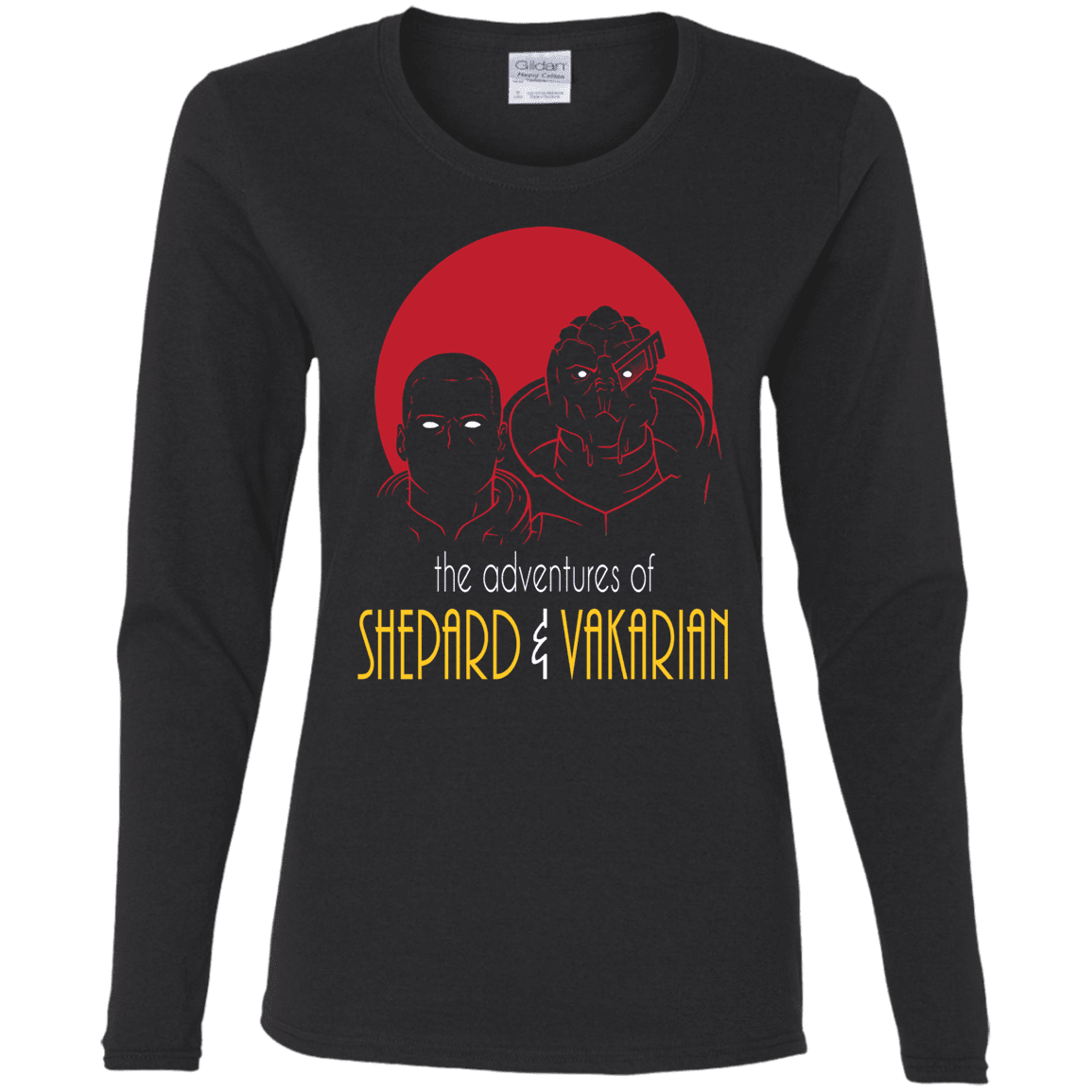 T-Shirts Black / S Adventures of Broshep & Vakarian Women's Long Sleeve T-Shirt