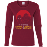 T-Shirts Cardinal / S Adventures of Broshep & Vakarian Women's Long Sleeve T-Shirt