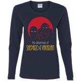 T-Shirts Navy / S Adventures of Broshep & Vakarian Women's Long Sleeve T-Shirt