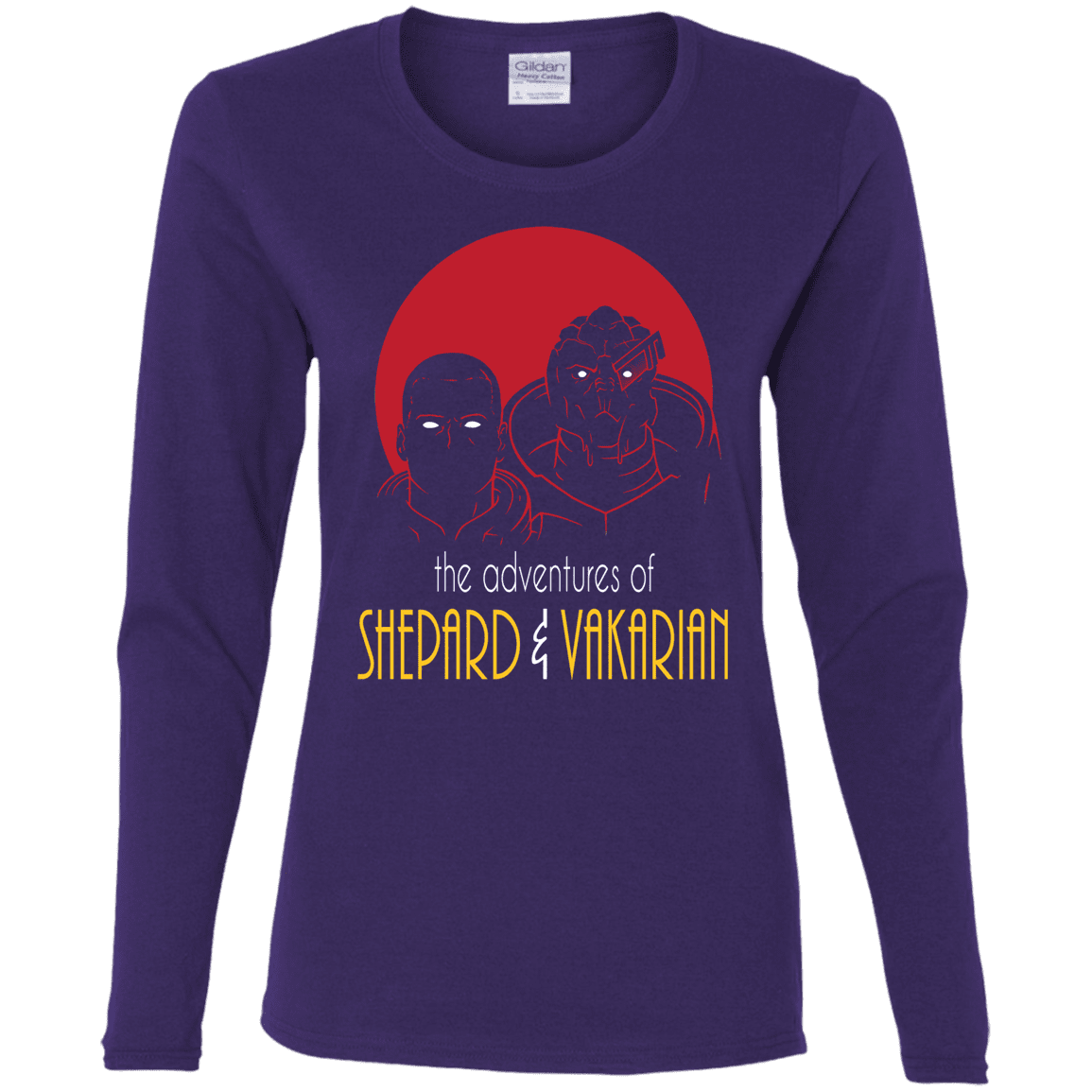 T-Shirts Purple / S Adventures of Broshep & Vakarian Women's Long Sleeve T-Shirt