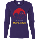 T-Shirts Purple / S Adventures of Broshep & Vakarian Women's Long Sleeve T-Shirt