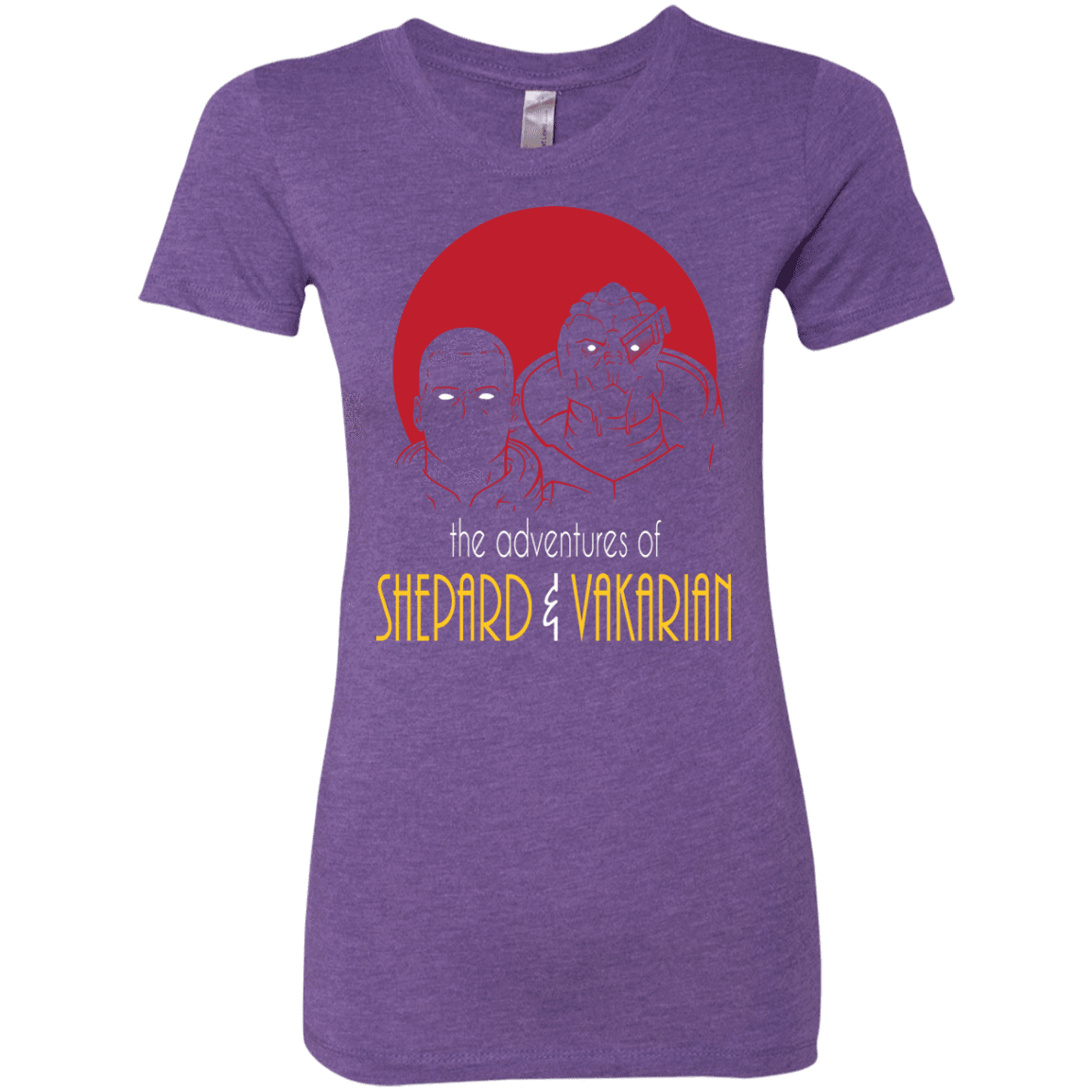 T-Shirts Purple Rush / S Adventures of Broshep & Vakarian Women's Triblend T-Shirt