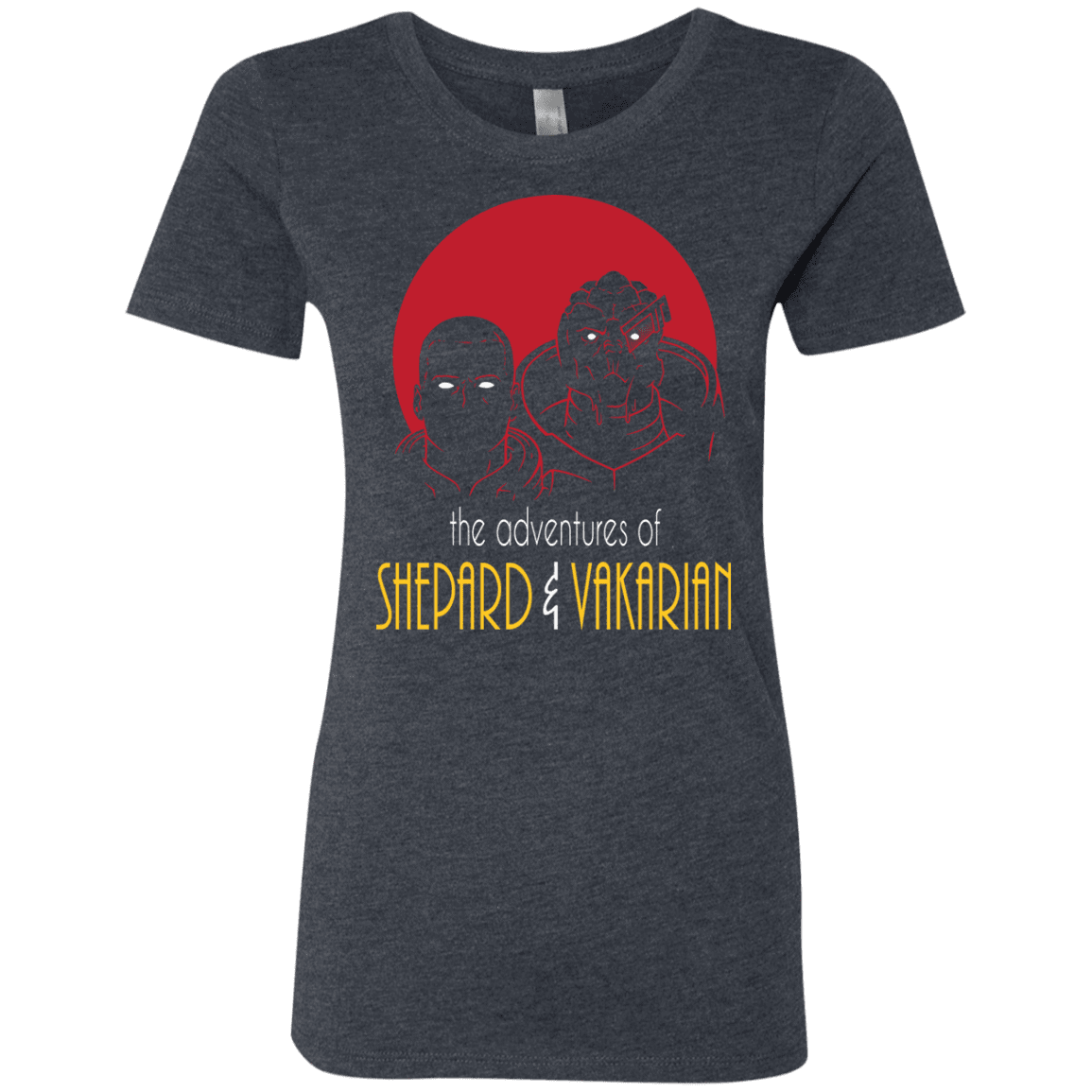 T-Shirts Vintage Navy / S Adventures of Broshep & Vakarian Women's Triblend T-Shirt