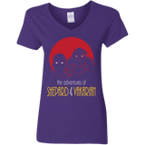 T-Shirts Purple / S Adventures of Broshep & Vakarian Women's V-Neck T-Shirt