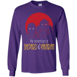 T-Shirts Purple / YS Adventures of Broshep & Vakarian Youth Long Sleeve T-Shirt