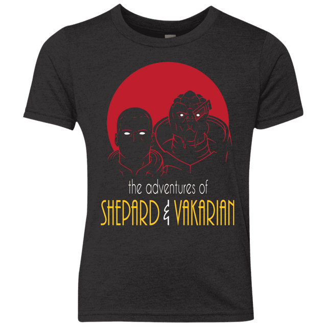 T-Shirts Vintage Black / YXS Adventures of Broshep & Vakarian Youth Triblend T-Shirt