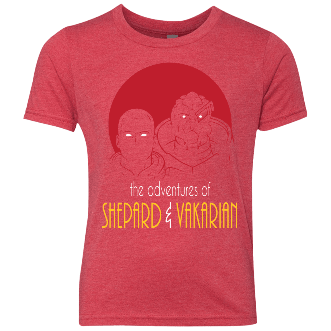 T-Shirts Vintage Red / YXS Adventures of Broshep & Vakarian Youth Triblend T-Shirt