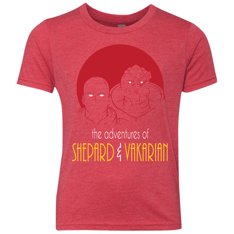 T-Shirts Vintage Red / YXS Adventures of Broshep & Vakarian Youth Triblend T-Shirt