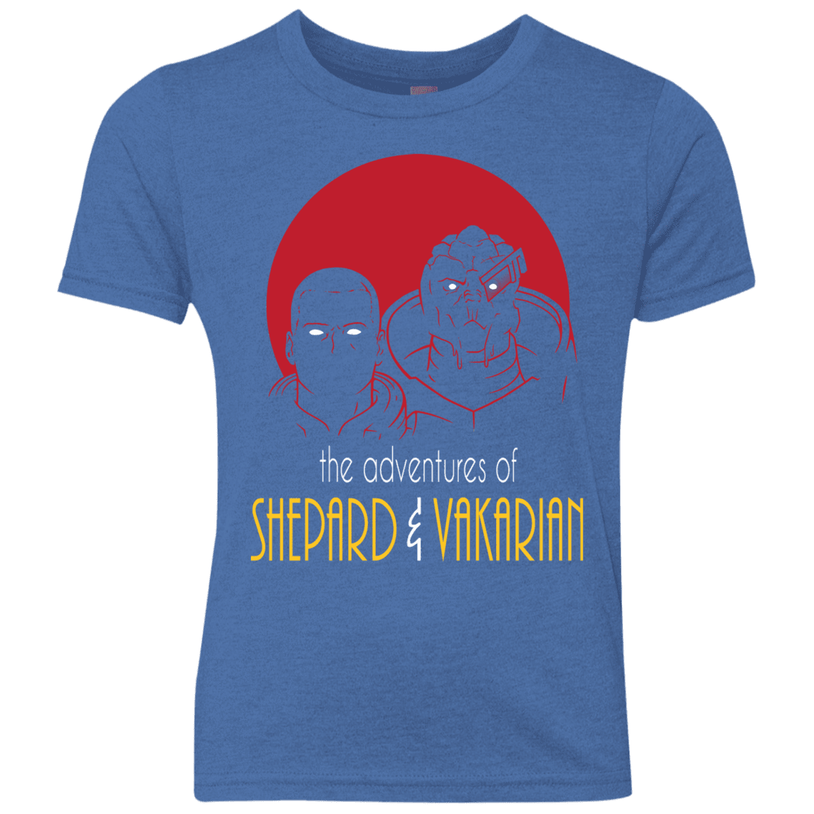 T-Shirts Vintage Royal / YXS Adventures of Broshep & Vakarian Youth Triblend T-Shirt