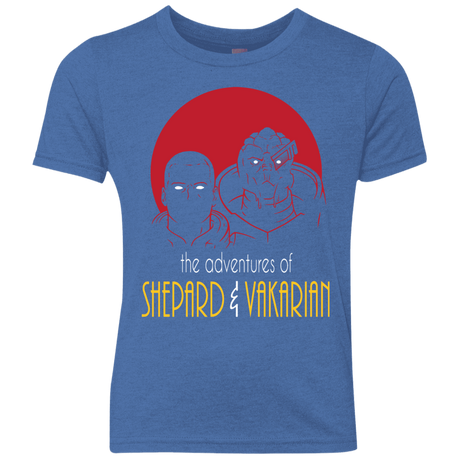 T-Shirts Vintage Royal / YXS Adventures of Broshep & Vakarian Youth Triblend T-Shirt