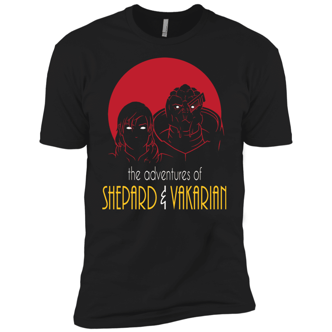 T-Shirts Black / YXS Adventures of Femshep & Vakarian Boys Premium T-Shirt