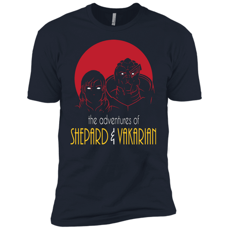 T-Shirts Midnight Navy / YXS Adventures of Femshep & Vakarian Boys Premium T-Shirt