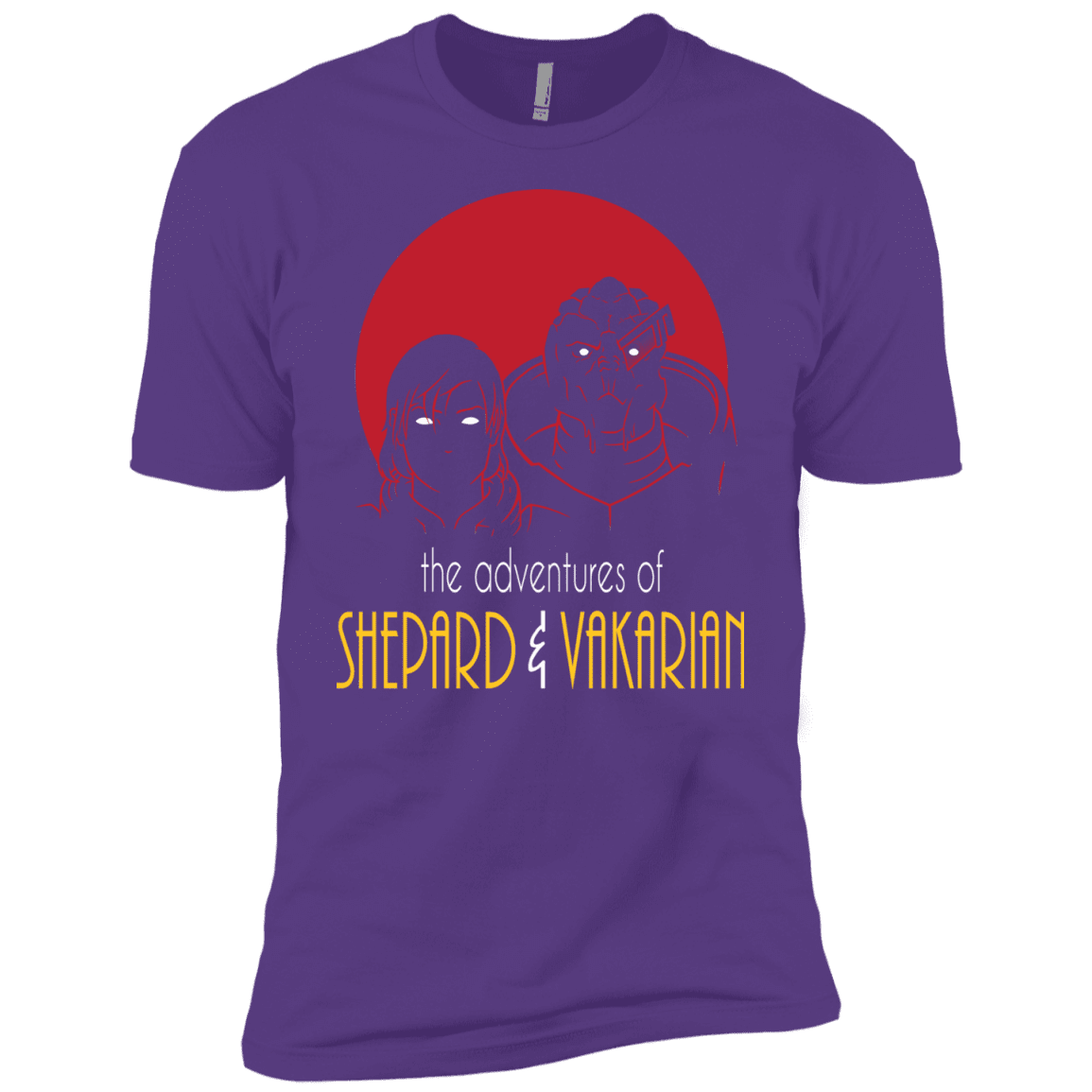 T-Shirts Purple Rush / YXS Adventures of Femshep & Vakarian Boys Premium T-Shirt