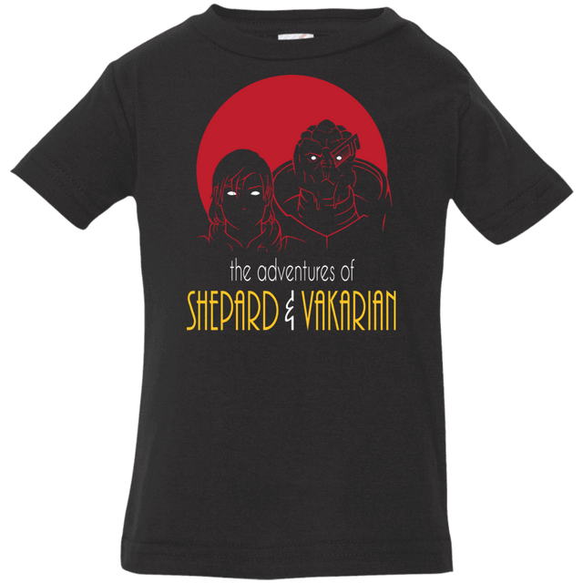 T-Shirts Black / 6 Months Adventures of Femshep & Vakarian Infant Premium T-Shirt