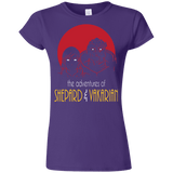 T-Shirts Purple / S Adventures of Femshep & Vakarian Junior Slimmer-Fit T-Shirt