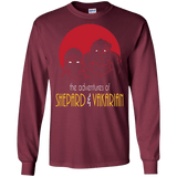 T-Shirts Maroon / S Adventures of Femshep & Vakarian Men's Long Sleeve T-Shirt