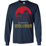 T-Shirts Navy / S Adventures of Femshep & Vakarian Men's Long Sleeve T-Shirt