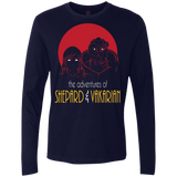 T-Shirts Midnight Navy / S Adventures of Femshep & Vakarian Men's Premium Long Sleeve