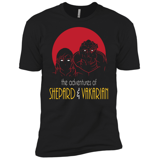 T-Shirts Black / X-Small Adventures of Femshep & Vakarian Men's Premium T-Shirt