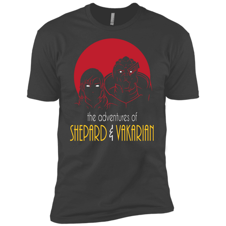 T-Shirts Heavy Metal / X-Small Adventures of Femshep & Vakarian Men's Premium T-Shirt