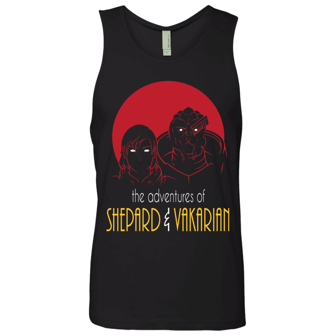 T-Shirts Black / S Adventures of Femshep & Vakarian Men's Premium Tank Top