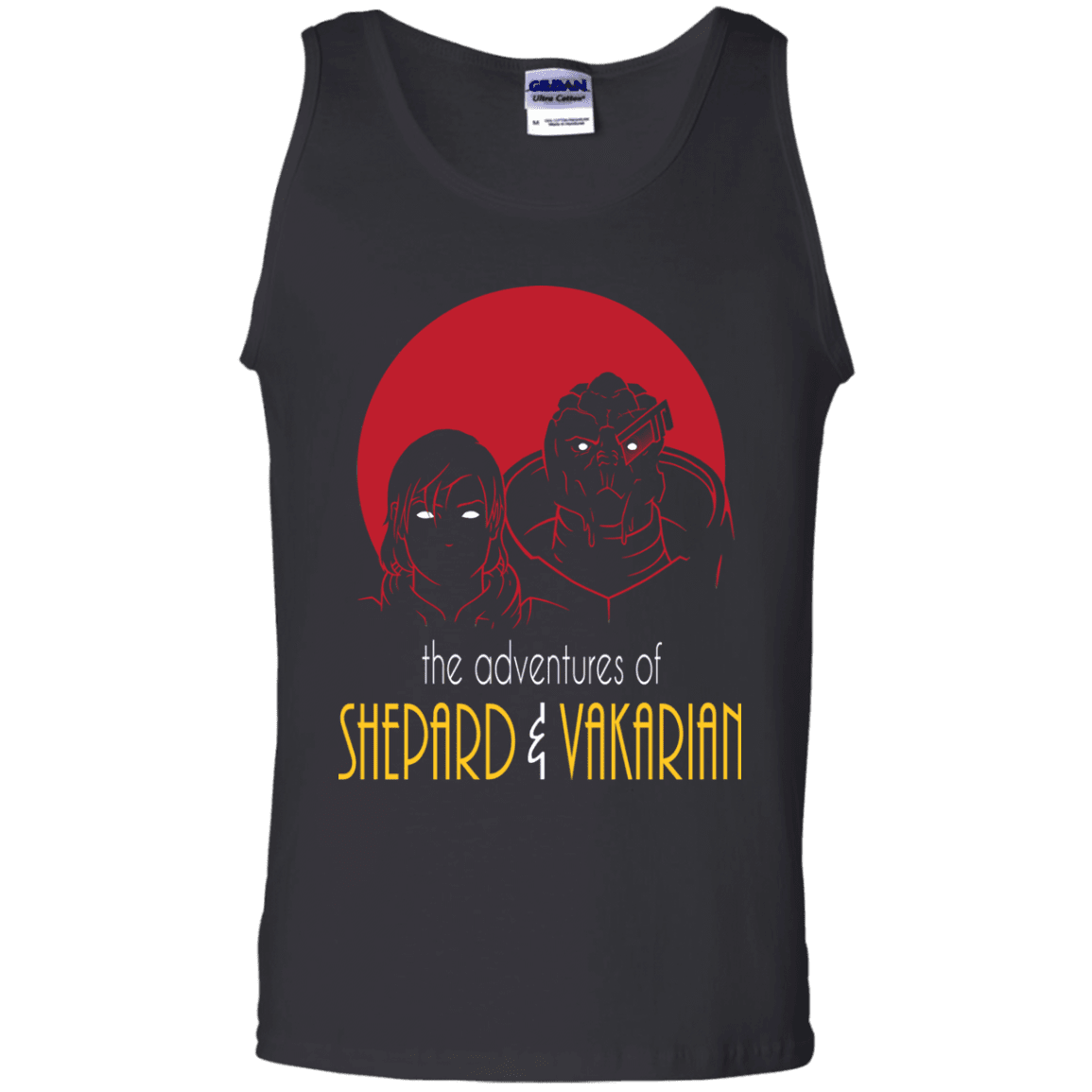 T-Shirts Black / S Adventures of Femshep & Vakarian Men's Tank Top