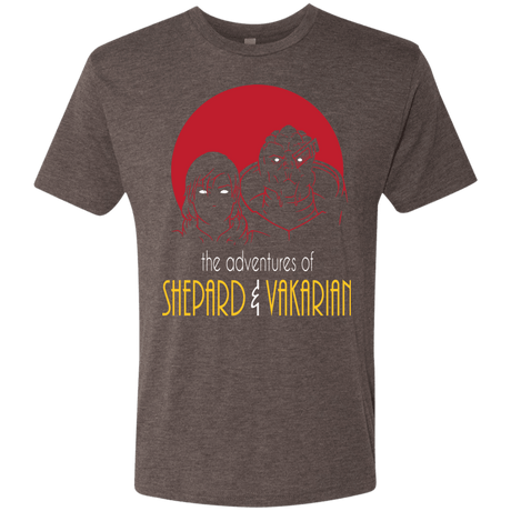 T-Shirts Macchiato / S Adventures of Femshep & Vakarian Men's Triblend T-Shirt