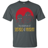 T-Shirts Dark Heather / S Adventures of Femshep & Vakarian T-Shirt