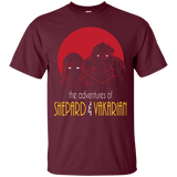 T-Shirts Maroon / S Adventures of Femshep & Vakarian T-Shirt