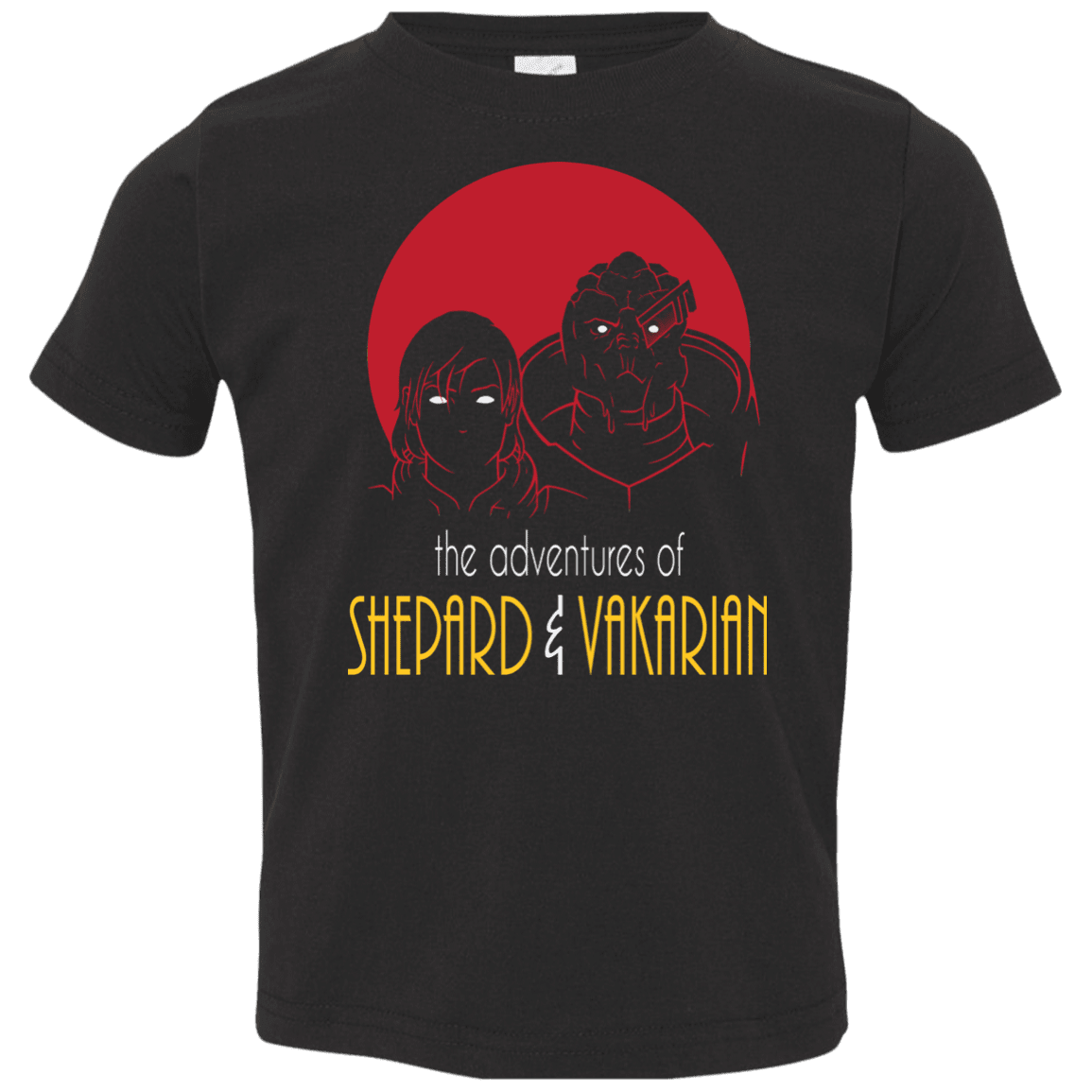 T-Shirts Black / 2T Adventures of Femshep & Vakarian Toddler Premium T-Shirt