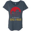 T-Shirts Indigo / X-Small Adventures of Femshep & Vakarian Triblend Dolman Sleeve