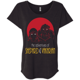 T-Shirts Vintage Black / X-Small Adventures of Femshep & Vakarian Triblend Dolman Sleeve