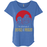 T-Shirts Vintage Royal / X-Small Adventures of Femshep & Vakarian Triblend Dolman Sleeve