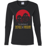 T-Shirts Black / S Adventures of Femshep & Vakarian Women's Long Sleeve T-Shirt