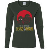 T-Shirts Forest / S Adventures of Femshep & Vakarian Women's Long Sleeve T-Shirt