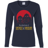 T-Shirts Navy / S Adventures of Femshep & Vakarian Women's Long Sleeve T-Shirt