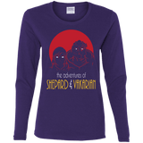 T-Shirts Purple / S Adventures of Femshep & Vakarian Women's Long Sleeve T-Shirt